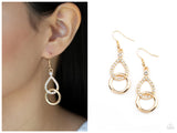 Red Carpet Couture - Gold Earring