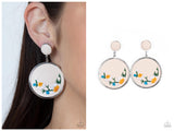 Embroidered Gardens - Multi Post Earring