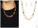 Motley In Motion - Gold Necklace