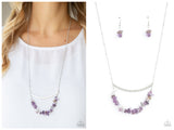Pebble Prana - Purple Necklace
