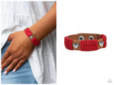 Lusting for Wanderlust - Red Bracelet