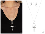 Monumental Obelisk - White Necklace