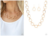 HAUTE-ly Contested - Gold Necklace