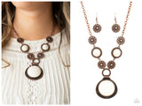 Saguaro Garden - Copper Necklace