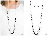 Lady Etiquette - Black Necklace