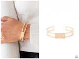 Remarkably Cute and Resolute - Gold Bracelet