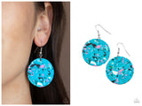 Tenaciously Terrazzo - Blue Earring