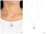 Flower Patch Fabulous - Yellow Necklace