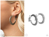 Moon Child Charisma - Silver Clip-on Earring