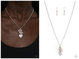 Pop It and LOCKET - Pink Necklace