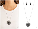 Wholeheartedly Whimsical - Black Necklace