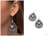 Peacock Prance - Silver Earring
