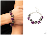 Pumped up Prisms - Purple Bracelet