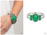 A Touch of Tiki - Green Bracelet