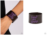 Simply Stunning - Purple Bracelet