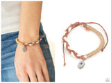 Perpetually Peaceful - Brown Bracelet