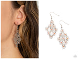 Bustling Blooms - Orange Earring