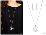 Hands-Down Dazzling - White Necklace