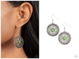 Flower Shop Sparkle - Green Earring