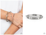 Flawlessly Floral - White Bracelet