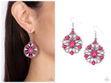 Lively Luncheon - Pink Earring