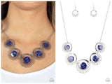 Elliptical Effervescence - Purple Necklace