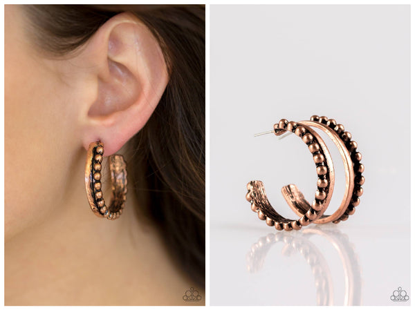 Rural Rio - Copper Hoop Earring