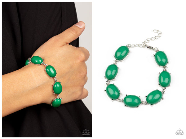 Confidently Colorful - Green Bracelet