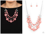 Oceanside Service - Pink Necklace