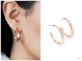 Subliminal Shimmer - Copper Hoop Earring