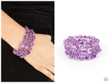 Girly Girl Glimmer - Purple Bracelet