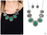 Forever and EVERGLADE - Green Necklace