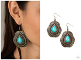 Southwestern Soul - Brass Earring