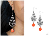 Transcendent Trendsetter - Orange Earring