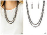 Grunge Goals - Black Necklace