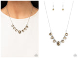 Material Girl Glamour - Brown Necklace