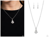 Fancy Fringe - White Necklace