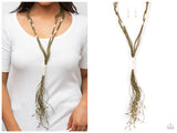 Whimsically Whipped - Green Necklace