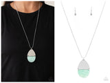Rainbow Shores - Blue Necklace