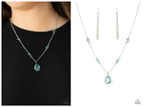 Romantic Rendezvous - Blue Necklace