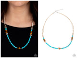 Groundbreaking Glamour - Blue Necklace