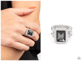 Glamorously Glitzy - Silver Ring