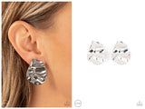 Raise the RUCHE - Silver Clip-on Earring