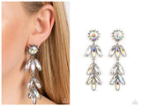 Space Age Sparkle - Yellow Post Earring
