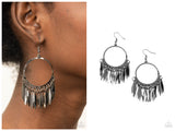 Radiant Chimes - Black Earring