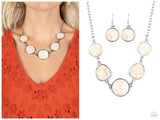 Santa Fe Flats - White Necklace