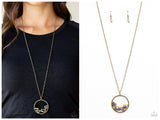 Galactic Glow - Brass Necklace