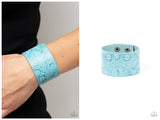 Rosy Wrap Up - Blue Bracelet