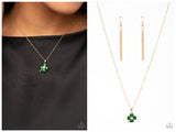Kiss Me, Im Irish - Gold Necklace