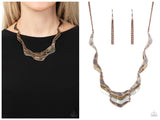 Mixed Metal Mecca - Copper Necklace